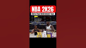 NBA 2K26: Chris Paul retirement tour swapping jerseys #shorts