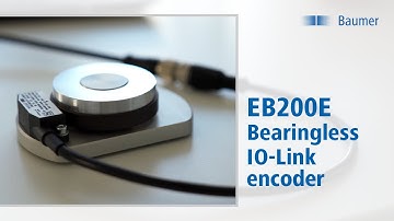 Baumer | EB200E encoder | Smart incremental bearingless encoder with IO-Link interface
