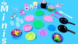 Hey guys! today, i'm making diy miniature kitchen accessories (pots,
frying pans, utensils, plates, cups, etc) by recycling items often
found around the hous...