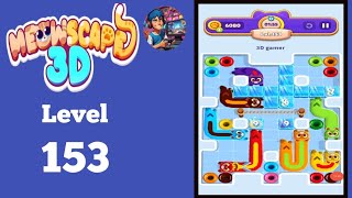 Meowscape 3D level 153  solution and walkthrough 