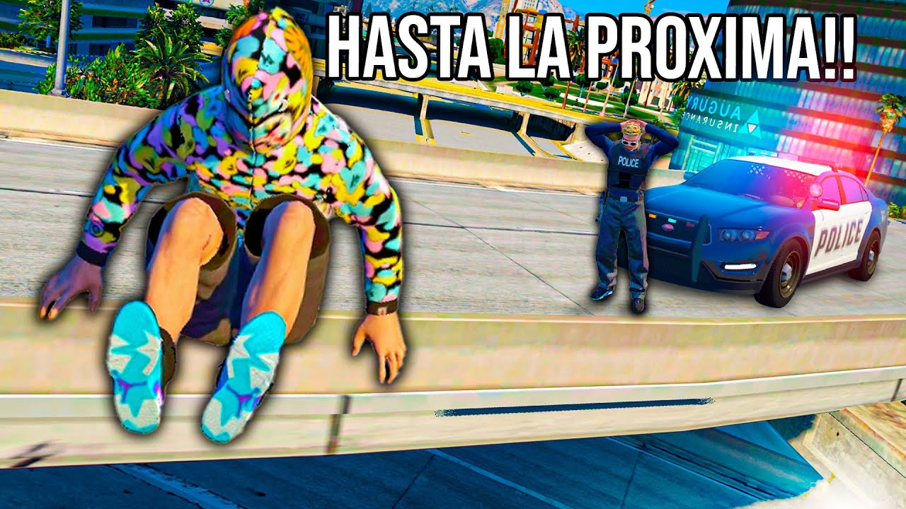 Use Parkour para Escapar de la Policia