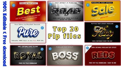 Top 20 Pixellab Text Plp file Free | free plp file | text effect | free plp file download | plp file