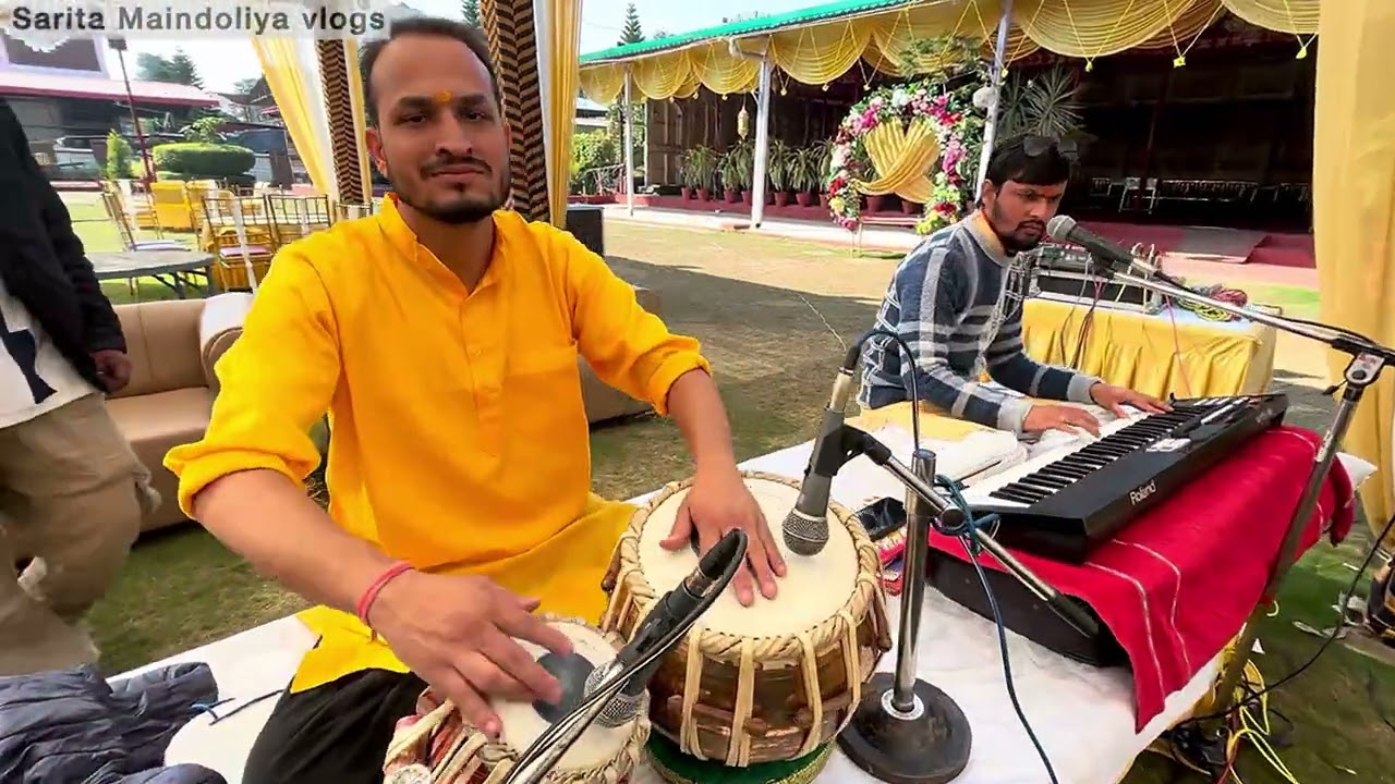 गढ़वाली मांगल गीत कार्यक्रम देहरादून || Garhwali mangal Ma Bhagwati farm Dehradun |Sarita Maindoliya