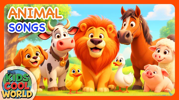 Animal Song | FUN Animal Songs (and Sounds) for Kids 🐶🐮🦁