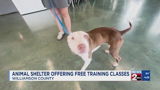 Williamson County Animal Center offering free training classes