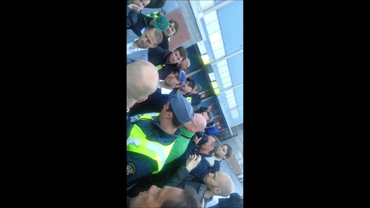 Snack med Henrik och spelare efter matchen mot Varberg