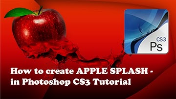 Creat Apple, please w Splash effect in Photoshop CS3 Subscribe avtechpew youtube channel