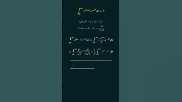 Integral of x^{2n-1}e^{-x^2} from 0 to infinity