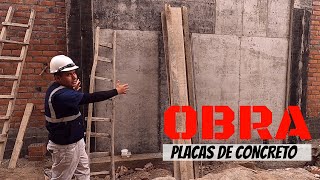 En esta vivienda usan placas de concreto