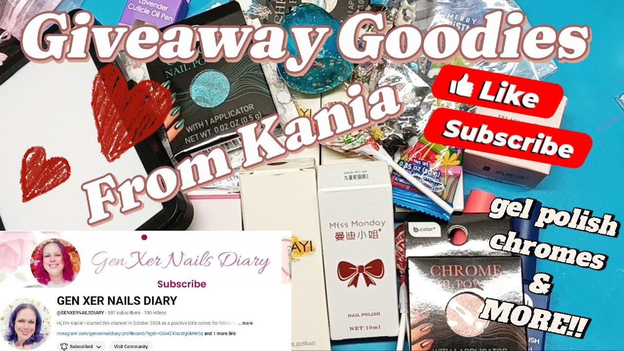 Check Out My Giveaway Winnings 😱 Thought It Was Just Gel Polishes 🤯So Thankful 