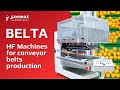 Belta  high frequency welding hf welders machines for conveyor belts production