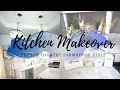 KITCHEN MAKEOVER | FRENCH COUNTRY FARMHOUSE STYLE DECOR | CLEAN + DECORATE WITH ME