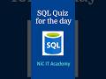 SQL Quiz