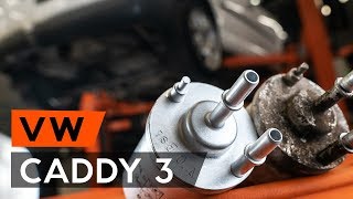 How to change fuel filter VW CADDY 3 (2KB) [TUTORIAL AUTODOC]