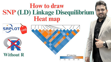 How to draw SNP Linkage disequilibrium (LD) Heatmap without R