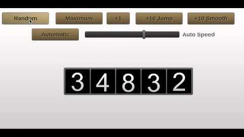 Odometer for NGUI - Basic Dynamic Odometer