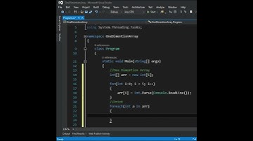 #shorts How to create One Dimensional Array in C sharp |StudyCodeGyan