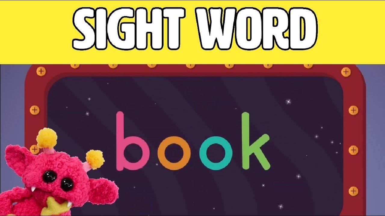 BOOK - Let's Learn the Sight Word BOOK with Hubble the Alien