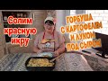 Ейск🌹Солим красную икру, нюансы. Горбуша с картофелем. Запекаем в духовке.