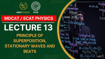 Physics MDCAT / ECAT | Lecture 13 | Superposition, Stationary Waves and Beats | PCTB Insaf Academy