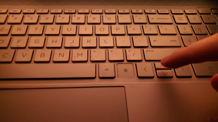 How to do print screen on hp laptop