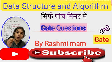Data Structure Gate Questions | Data Structure Gate Questions with Answers | Gate CSE | AKU | DS|DSA