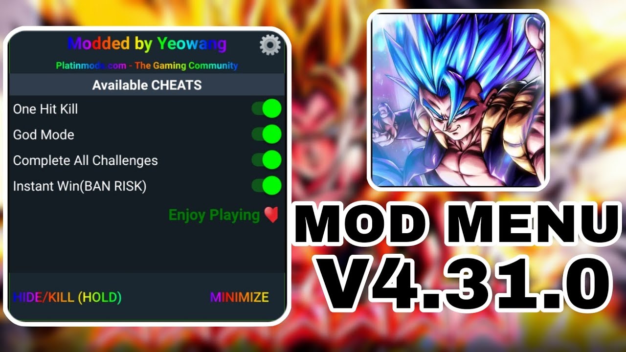 Dragon Ball Legends Ultra Mod Menu v4.31.0