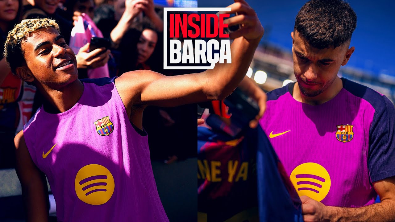 WHAT YOU DIDN’T SEE AT SPOTIFY CAMP NOU TRAINING | Inside View FC Barcelona 🔵🔴
