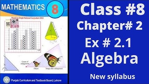 Class 8th, Chapter no 2, Ex no 2.1( Complete),Algebra , PTB, SNC, New Syllabus.