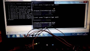 Arduino+Node.js Control LED blink