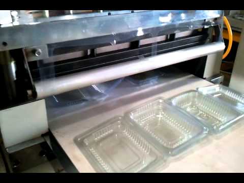 Container Tray Box Plastic Thermoforming Machine 