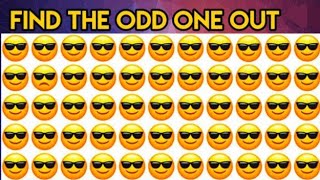 Find the difference | Find the odd emoji |Find the odd one out | Brain test | Spot the difference |