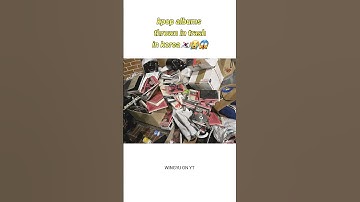 kpop albums thrown in trash in korea😭😱 #shorts #kpop #kpopedit #viral #txt #straykids #nct #bts