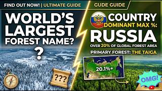 RUSSIA ।WORLD LARGEST FOREST?