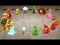 Super Mario Party - Minigames - Mario vs Bowser vs Peach vs Shyguy