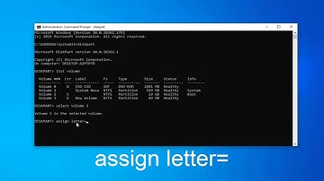Change Drive Letter Using Command Prompt In Windows 10/8/7 [Tutorial]