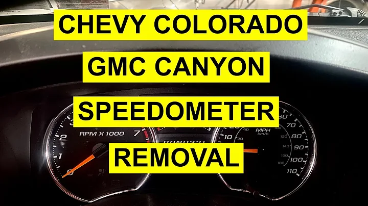 Instrument Cluster/ Speedometer Removal On GMC Canyon, Chevy Colorado, Isuzu 2008-2012