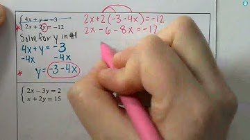 3.5 Notes- Solving by Substitution (Part 2)