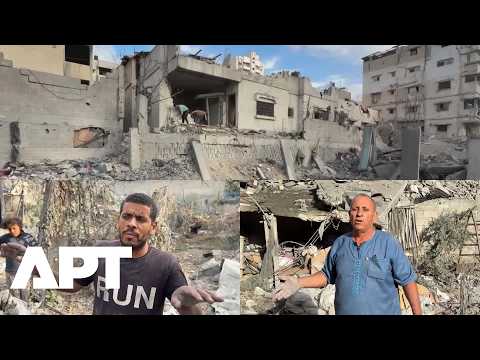 'We Couldn't Take Anything': Palestinians Search Rubble After Israeli Strike in Gaza City | APT
