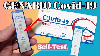 🤒Genabio COVID-19 Rapid Self-Test Kit | I TESTED Positive #covidtestkit #covid19