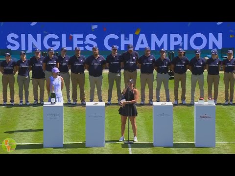 Iga Swiatek vs Jessica Pegula Trophy Ceremony ꟾ Bad Homburg Open 2025 ꟾ Final