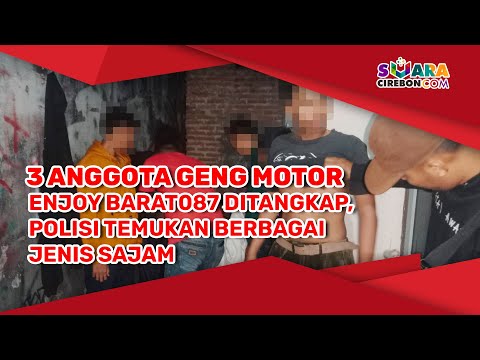3 Anggota Geng Motor Enjoy Barat087 Ditangkap, Polisi Temukan Berbagai Jenis Sajam