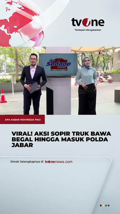 Viral Video Sopir Truk Akan Dibegal di Bandung, Pelaku Gelantungan di Pintu | tvOne