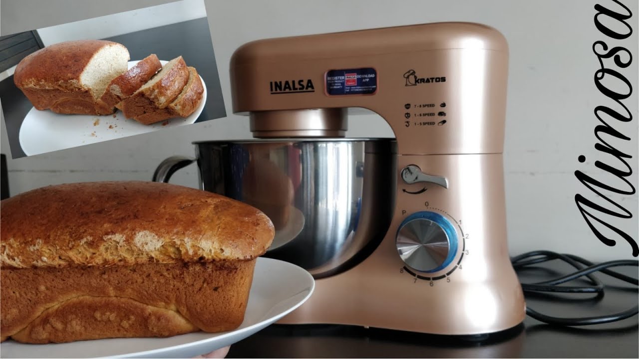 Unboxing Inalsa stand mixer Making wheat bread with new stand mixer🍞
