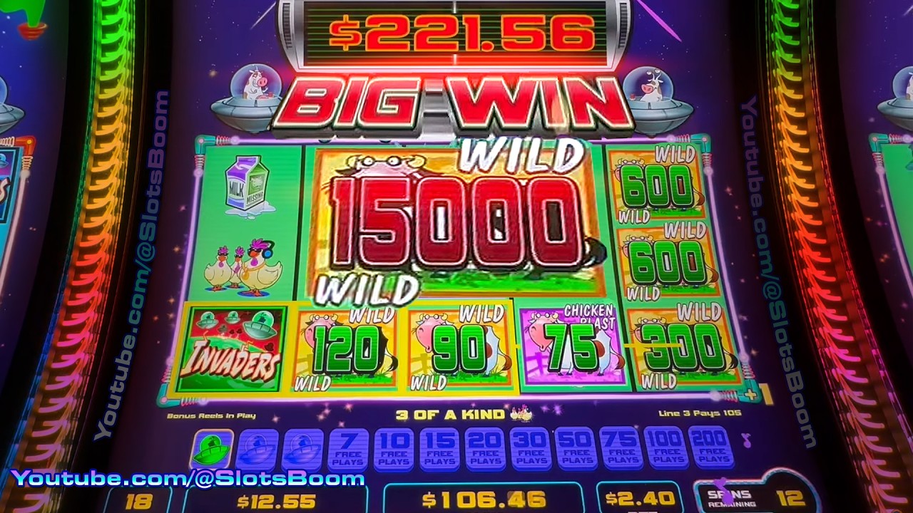 MOOLAH WILD LANDED!!! BIG BONUS on TRIPLE BLAST FROM THE PLANET MOOLAH - FREE GAMES - SLOTS