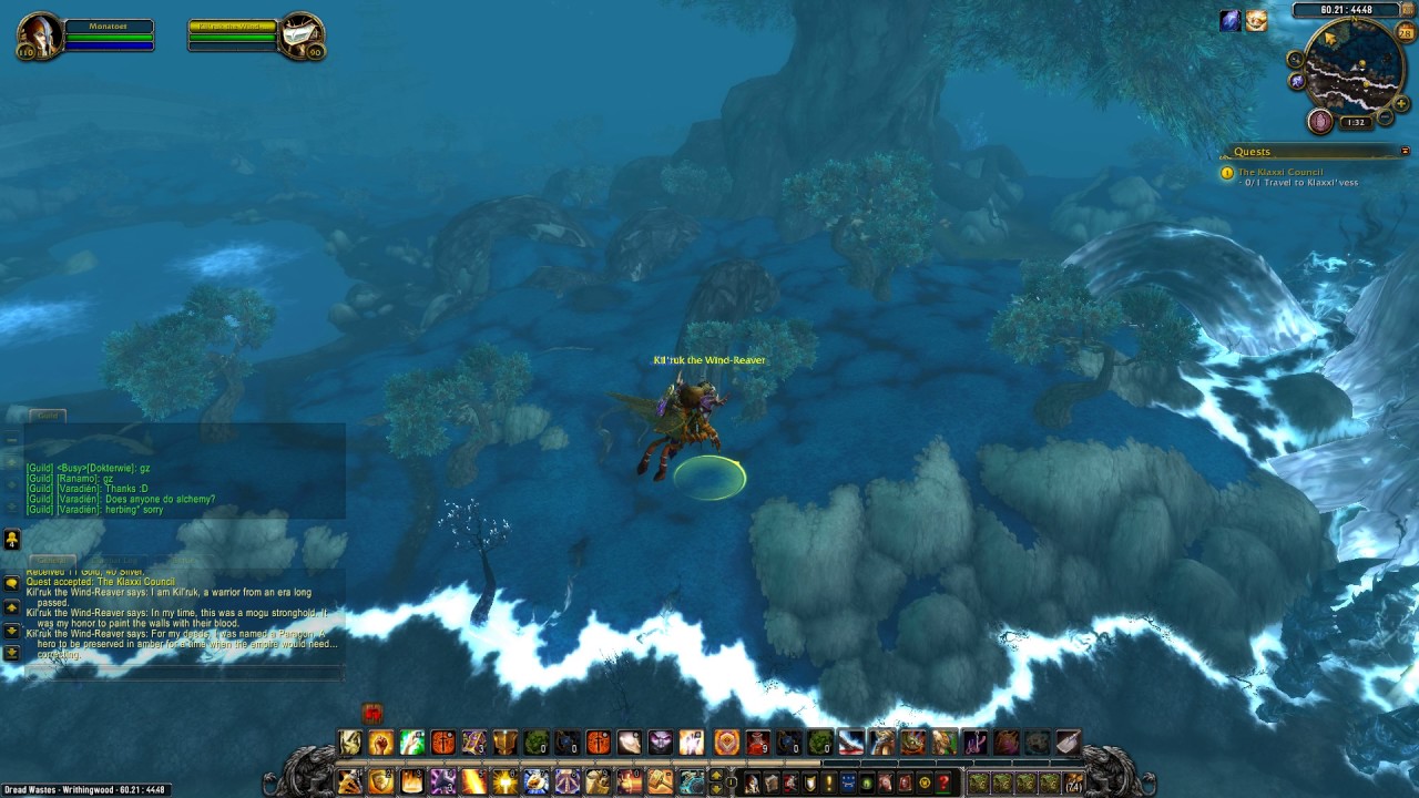 Pandaria Quest 153 The Klaxxi Council (WoW, human, Paladin) YouTube