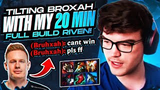 Tilting Broxah with My Riven - FULL Build In 20 MINUTES Record