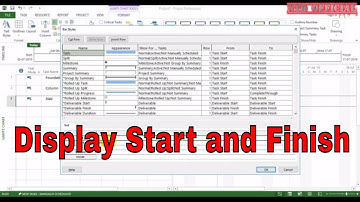 MS Project Tutorial | How to display START and FINISH on Bar | NTD
