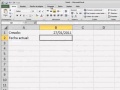 Insertar la fecha actual en un hoja de cálculo de Excel