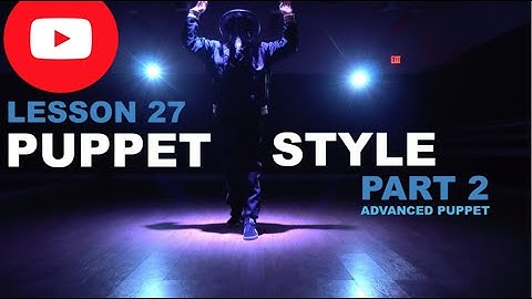 POPPING DANCE TUTORIAL (PUPPET LESSON PART 2) (PREVIEW) MECHANICAL PUPPET